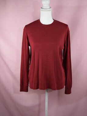 Burt's Bees Baby Organic Cotton Long Sleeve Tee Dark Red | Size S